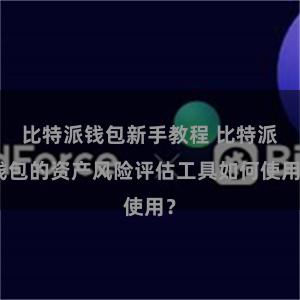 比特派钱包新手教程 比特派钱包的资产风险评估工具如何使用？