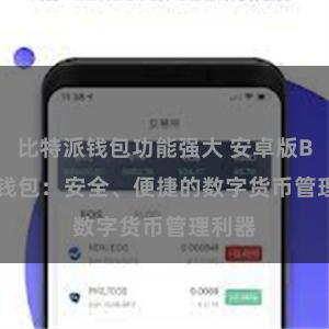 比特派钱包功能强大 安卓版Bitpie钱包：安全、便捷的数字货币管理利器