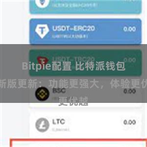 Bitpie配置 比特派钱包最新版更新：功能更强大，体验更优越