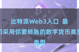 比特派Web3入口  最初采用你要转账的数字货币类型